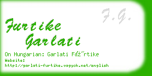 furtike garlati business card